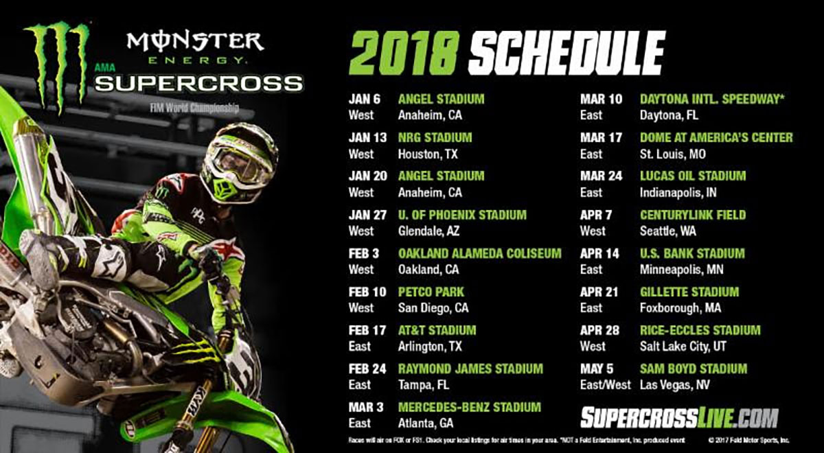 USA Supercross 2018 revealed - MotoHead